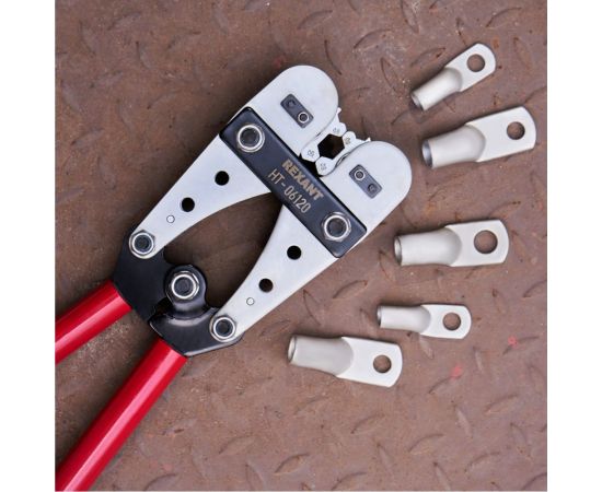 Кримпер REXANT HT-2515 для обжима силовых наконечников и гильз 6, 10, 16, 25, 35, 50 кв.мм 12-3055 – изображение 6