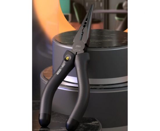 Удлиненные плоскогубцы DELI Home Series Black HT2106 7" 104612 – изображение 6