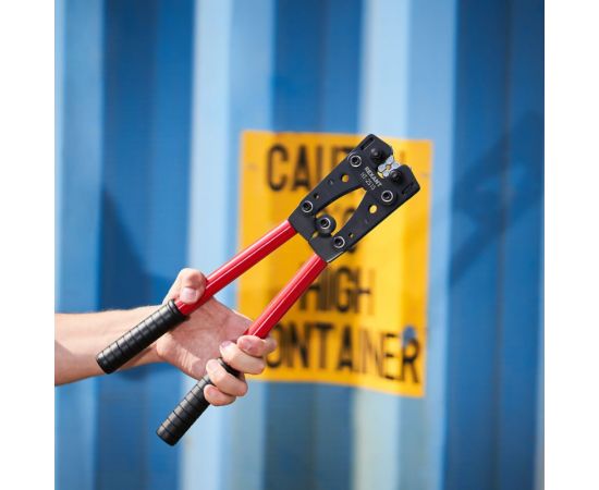 Кримпер REXANT HT-2515 для обжима силовых наконечников и гильз 6, 10, 16, 25, 35, 50 кв.мм 12-3055 – изображение 7