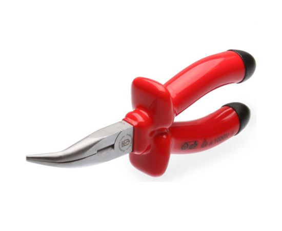 Диэлектрические длинногубцы КВТ изогнутые Эксперт 200 87101 