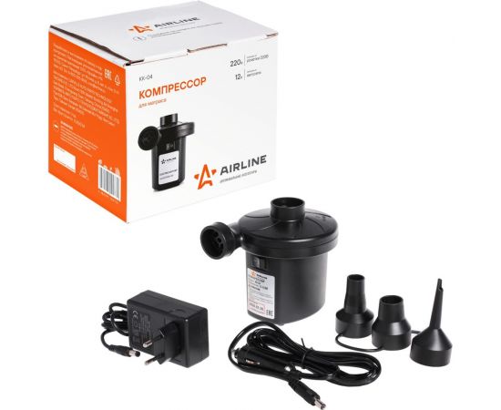 Компрессор для матраса AIRLINE 12/220 В, 280 л/мин KK-04 