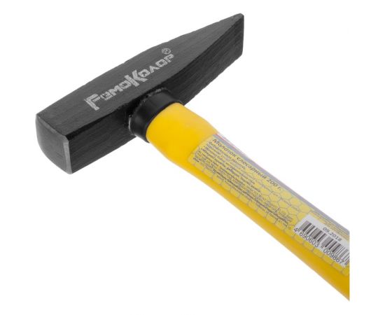 Слесарный молоток РемоКолор фибергласовая рукоятка, 200 г, 38-2-402 