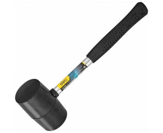 Резиновый молоток DELI dl5616 со стальной ручкой, длина 305 мм 104492 – изображение 2