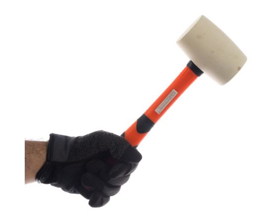 Киянка KENDO белая резина, 450 гр 25501 – изображение 2