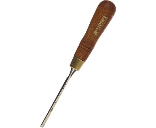 Набор из 4 плоских стамесок с ручкой NAREX WOOD LINE PLUS 6, 12, 20, 26 мм 863201 – изображение 2