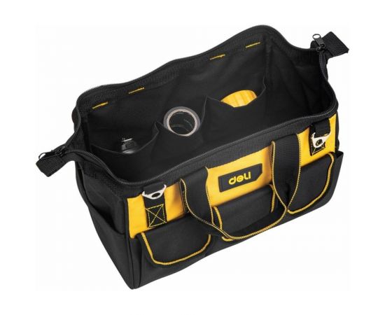 Сумка для инструментов DELI DL430113 310x170x220мм, ткань Oxford,14 карманов 98479 – изображение 3