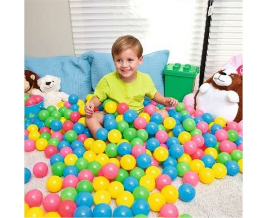 Пластмассовые мячи для игр BestWay 6.5см, 100шт 52027 BW – изображение 3