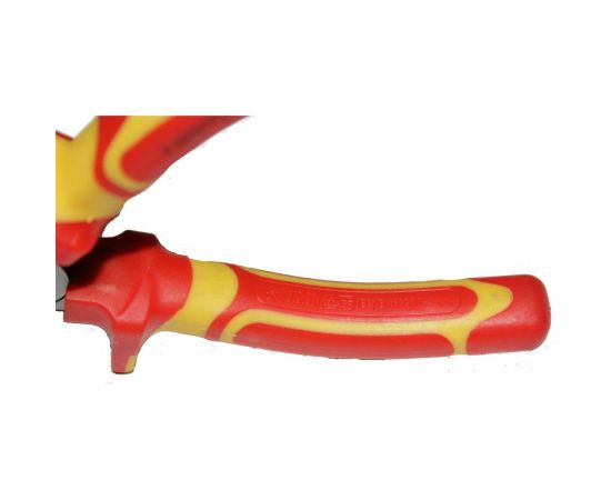 Диэлектрические комбинированные плоскогубцы Промлайн 160мм, Cr-v, до 1000В с двухкомпонентными рукоятками ПЛ032413_z022 – изображение 3