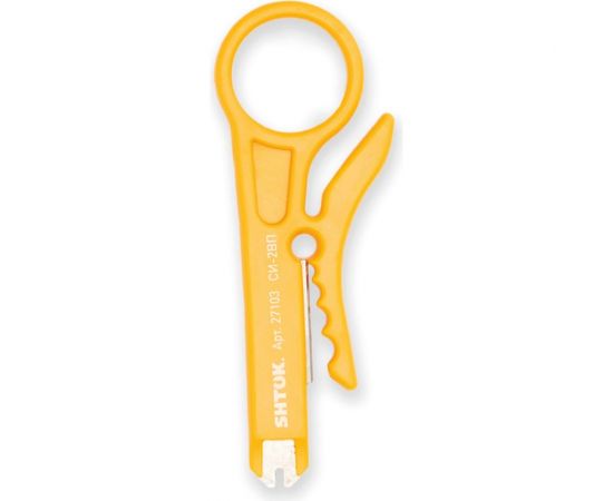 Съемник изоляции для кабеля и одиночных проводов с инструментом для разъемов SHTOK СИ-2ВП 27103 – изображение 3