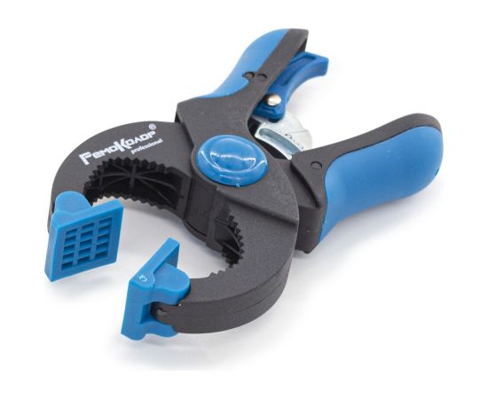 Клещеобразная струбцина РемоКолор пластиковый корпус, рычажный храповой механизм, 4""/100 44-2-010 – изображение 3