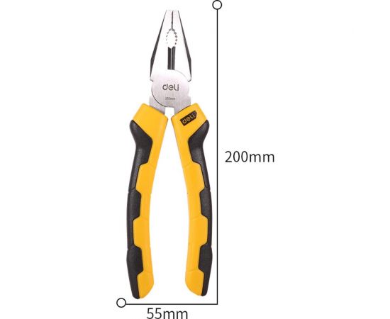 Комбинированные плоскогубцы DELI DL2008 98446 – изображение 3