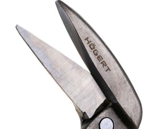 Ножницы для резки листового металла HOEGERT TECHNIK 300 мм, изогнутые HT3B509 – изображение 3