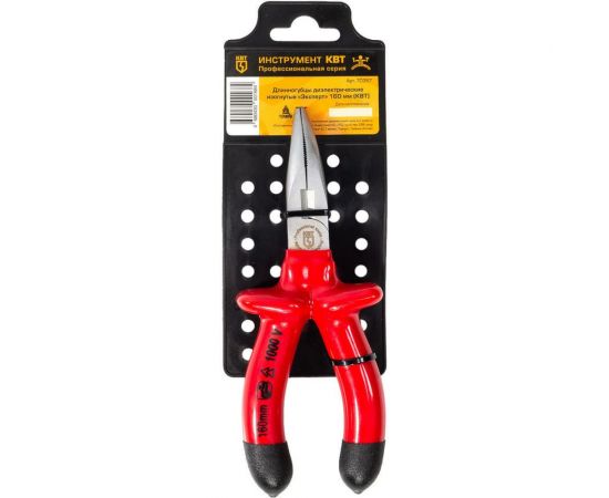 Диэлектрические длинногубцы КВТ изогнутые Эксперт 200 87101 – изображение 3