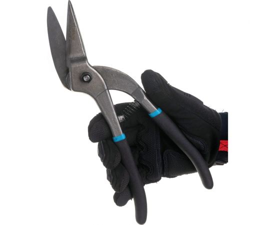 Ножницы для резки листового металла HOEGERT TECHNIK 300 мм, изогнутые HT3B509 – изображение 4