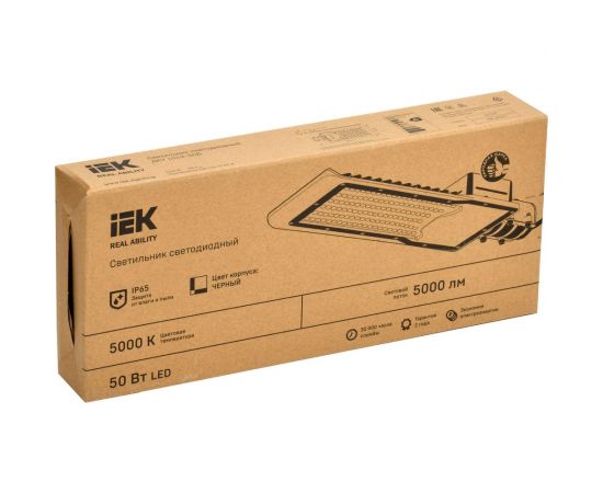 Светильник IEK LED ДКУ 1013-50Д 5000К, IP65 LDKU1-1013-050-5000-K03 – изображение 4