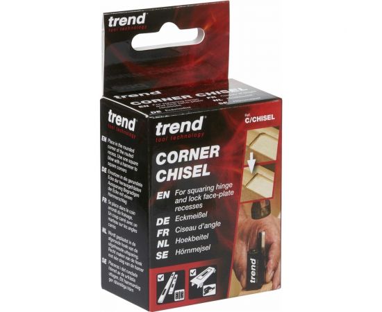 Угловая стамеска для квадратных петель, замков, защелок Trend 90 градусов C/CHISEL – изображение 4