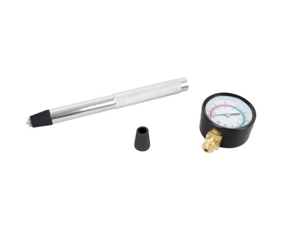 Компрессометр KRAFT 16 Атм., прижимной,удлиненный ГАЗ 406 дв. 16V KT 831010 – изображение 4