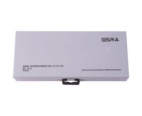 Набор ручных метчиков и плашек GSR 25х9 M3-M12 HSSG 32 предмета 00708070 – изображение 5