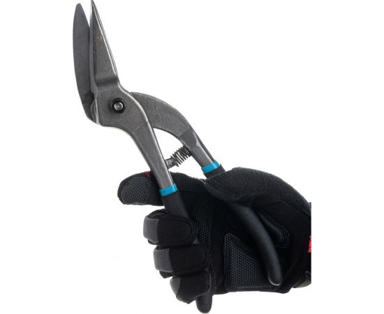 Ножницы для резки листового металла HOEGERT TECHNIK 300 мм, изогнутые HT3B509 – изображение 5