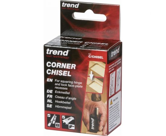 Угловая стамеска для квадратных петель, замков, защелок Trend 90 градусов C/CHISEL – изображение 5