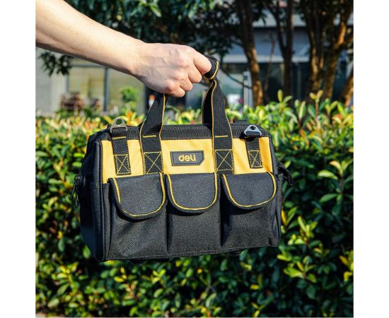 Сумка для инструментов DELI DL430113 310x170x220мм, ткань Oxford,14 карманов 98479 – изображение 6