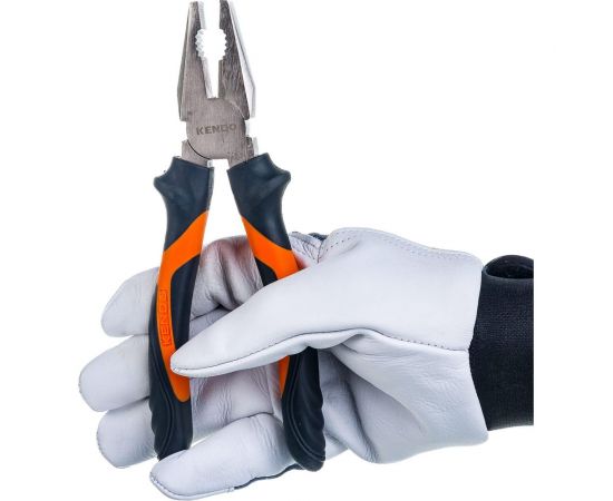 Комбинированные плоскогубцы 200 мм KENDO 10103 – изображение 6