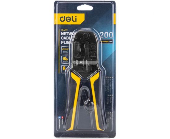 Обжимные клещи DELI DL4971 4P, 6P, 8P 98342 – изображение 6