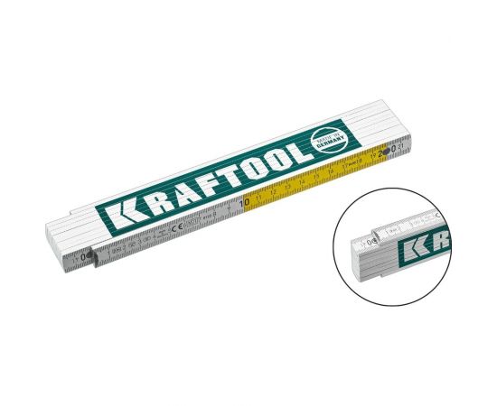 Складной деревянный метр KRAFTOOL PRO-90 2 м 34726 – изображение 7