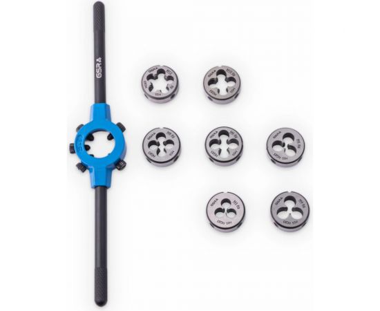 Набор ручных метчиков и плашек GSR 25х9 M3-M12 HSSG 32 предмета 00708070 – изображение 7