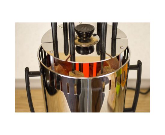 Электрическая шашлычница bbk BBQ603T нержавеющая сталь/черный 00-00000206 – изображение 7