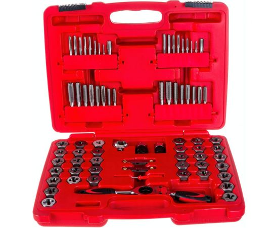 Набор метчиков и плашек SK-5 M3-M12, кейс, 75шт МАСТАК 351-00075C 