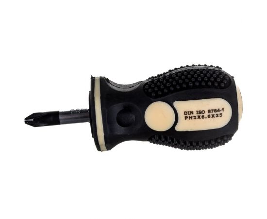 Отвертка SKRAB PH 2х25 мм, черная 41347 