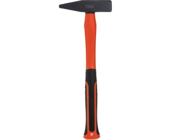 Слесарный молоток TDM 500 гр, кованый, с усиленной прорезиненной фибергласовой рукояткой Алмаз SQ1036-0113 