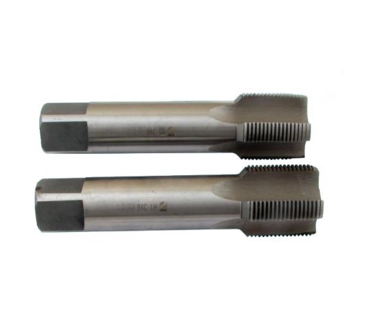 Метчик CNIC G 2"" 9ХС трубный цилиндрический, ручной к-т из 2-х шт. 11 ниток/дюйм левый 59412 