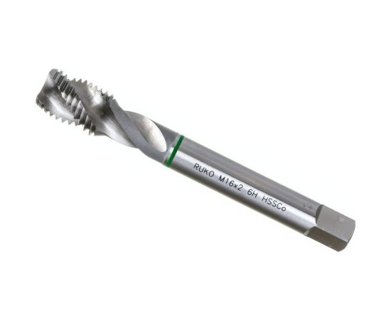 Машинный метчик Ruko М 16 Шаг 2.0 мм HSSE-Co5 233160E 