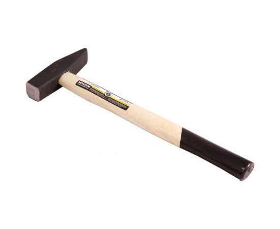 Слесарный молоток Ultima 300г, квадратный боек, деревянная рукоятка 121003 