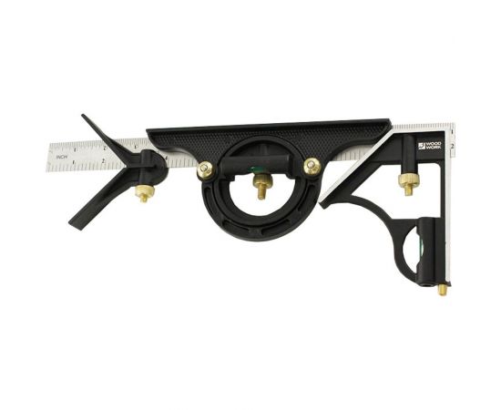 Мультифункциональный столярный угольник WOODWORK метрический, 300 мм MAR-300 