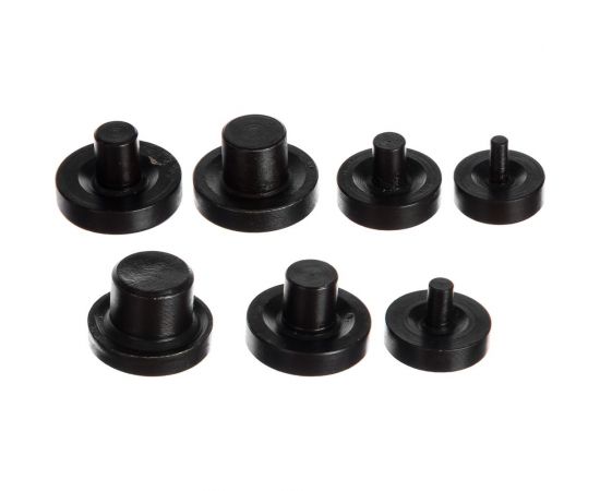 Набор адаптеров для развальцовки трубок 7шт 3/16,1/4,5/16,3/8,7/16,1/2,5/8"" ROCKFORCE RF-656-P 