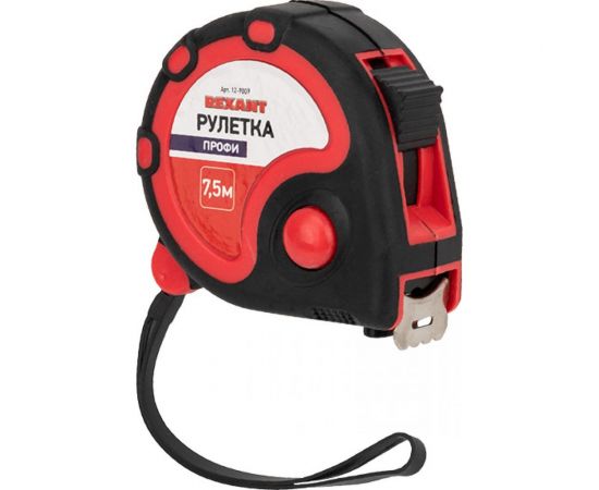 Рулетка REXANT Профи прорезиненный корпус 7,5 м х 25 мм 12-9009 