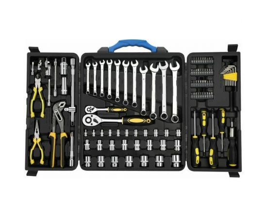 Набор инструментов для автомобиля GOODKING 1/4"" 1/2"" трещотка, 110 предметов M-10110 