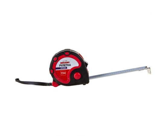 Рулетка REXANT Профи прорезиненный корпус 7,5 м х 25 мм 12-9009 – изображение 12