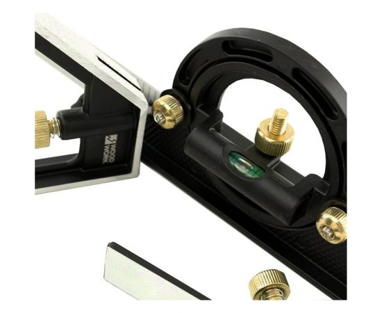 Мультифункциональный столярный угольник WOODWORK метрический, 300 мм MAR-300 – изображение 2