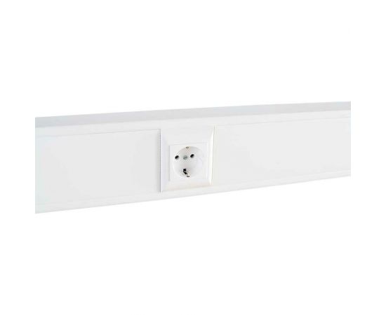 Суппорт с рамкой SPL на 1 пост 45x45 в профиль для кабельных каналов 100x50, 105x50, 10 шт. 100007S – изображение 2