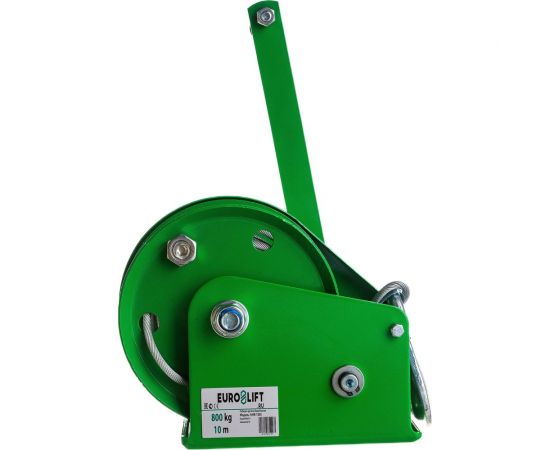 Барабанная лебедка с автоматическим тормозом EURO-LIFT AHW1800 00006331 (г/п 800 кг, 10 м) – изображение 2