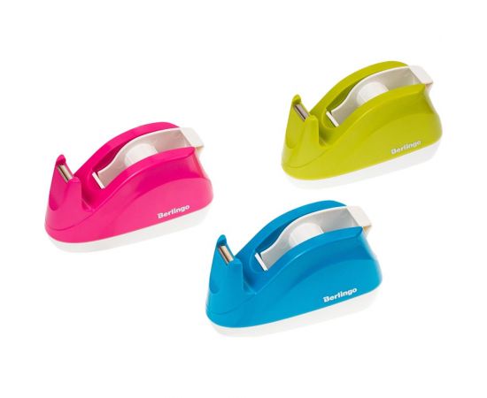 Настольный диспенсер BERLINGO Fluent для канцелярской клейкой ленты, ассорти FSd_00039 – изображение 2