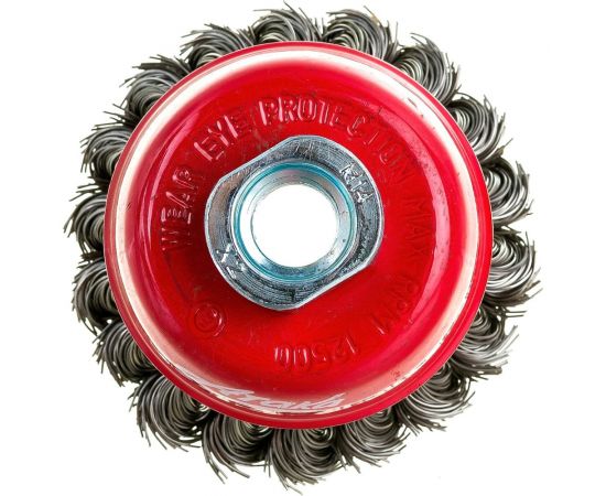 Щетка чашеобразная витая (80 мм; M14) АТАКА 34725 – изображение 2