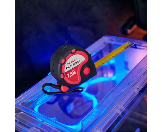 Рулетка REXANT Профи прорезиненный корпус 7,5 м х 25 мм 12-9009 – изображение 2