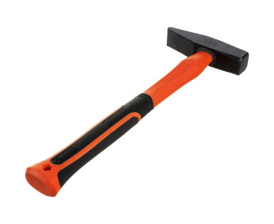 Слесарный молоток TDM 500 гр, кованый, с усиленной прорезиненной фибергласовой рукояткой Алмаз SQ1036-0113 – изображение 3