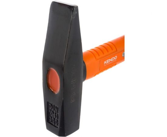 Слесарный молоток KENDO фиберглассовая рукоятка 300 гр 25203 – изображение 3