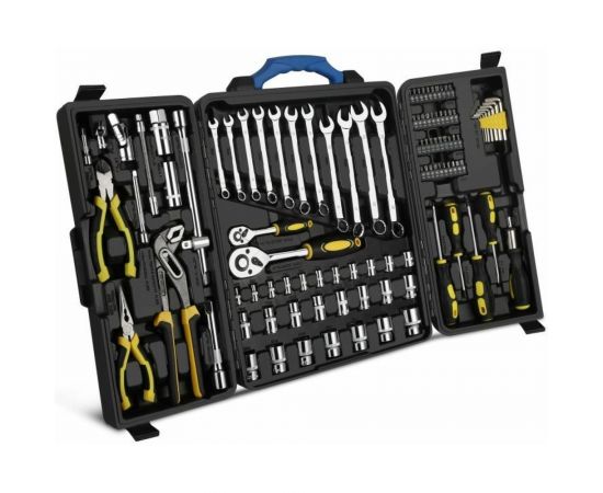 Набор инструментов для автомобиля GOODKING 1/4"" 1/2"" трещотка, 110 предметов M-10110 – изображение 3